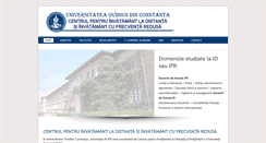 Desktop Screenshot of idifr.univ-ovidius.ro